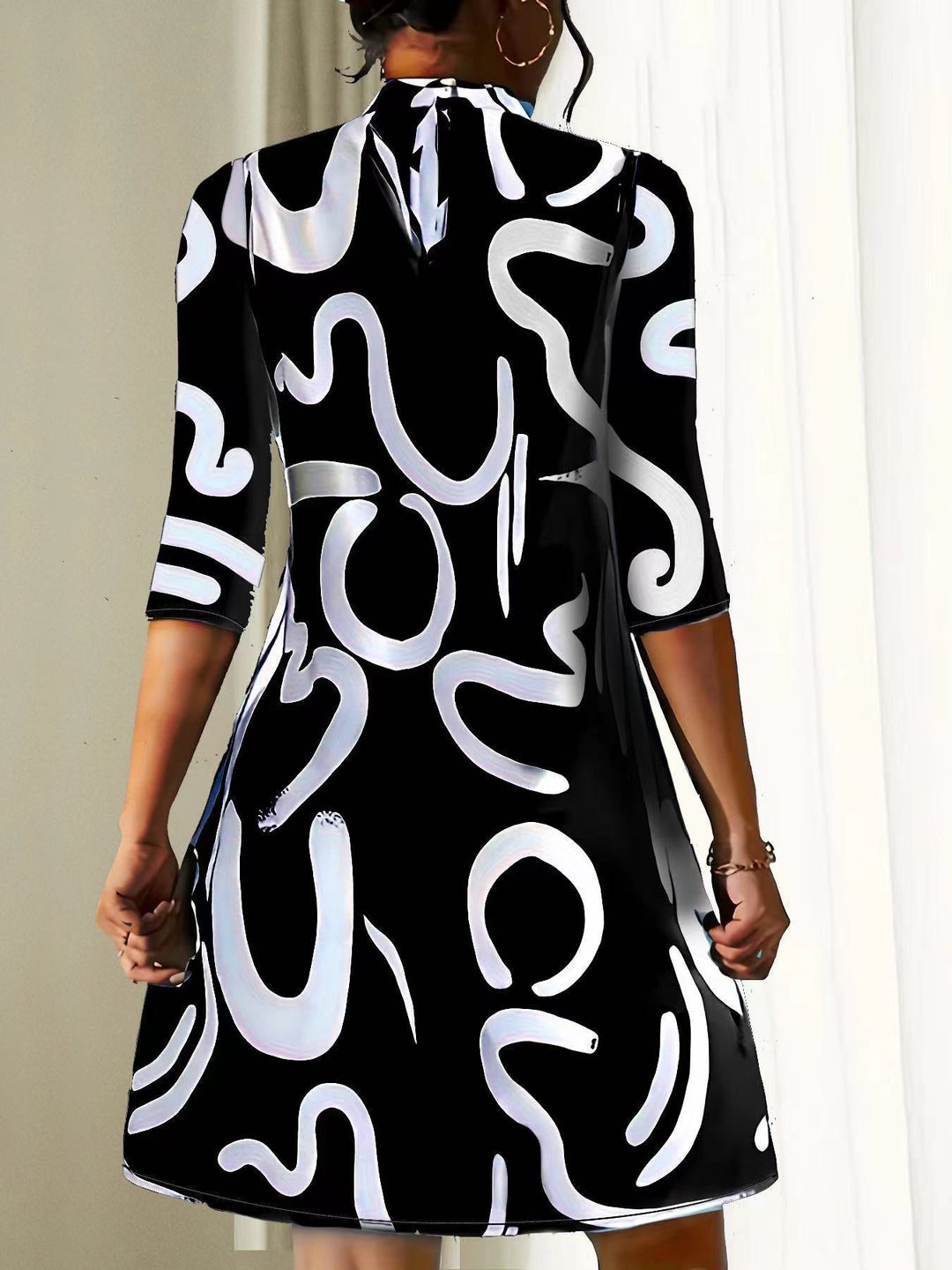 Tammara - Stilvolles und bequemes bedrucktes Kleid