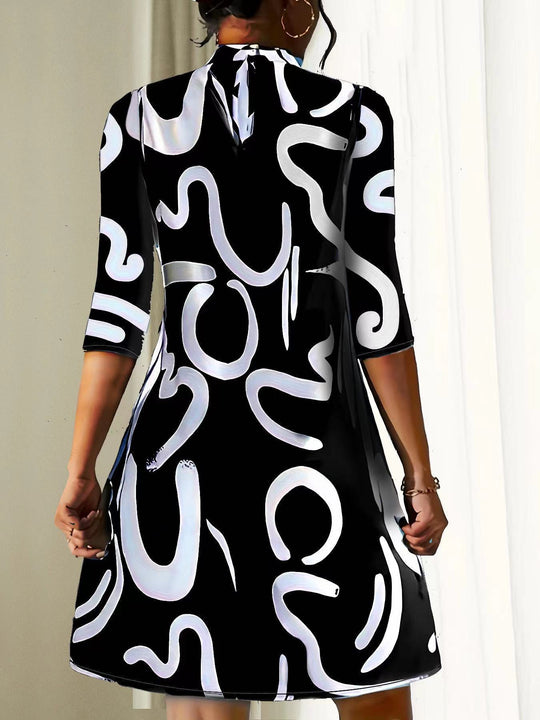 Tammara - Stilvolles und bequemes bedrucktes Kleid