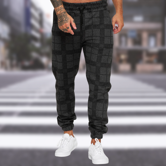 Mansel - Elegante karierte Herrenhose