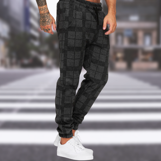 Mansel - Elegante karierte Herrenhose