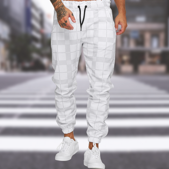 Mansel - Elegante karierte Herrenhose
