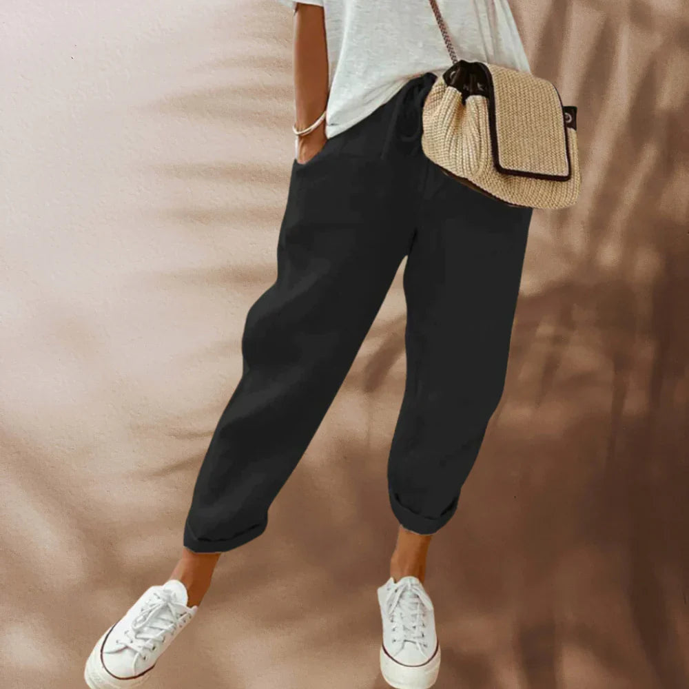 Julia - lässige und elegante leinenhose