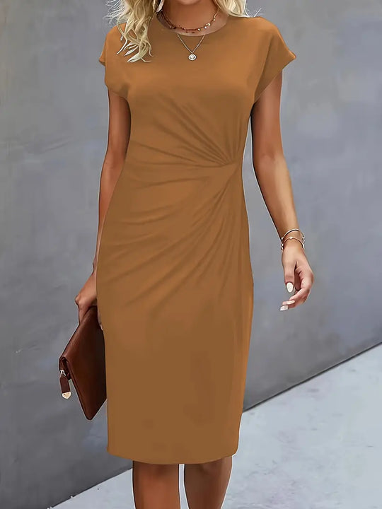 Reilly - Midi-Kleid mit Knoten vorne für Frauen