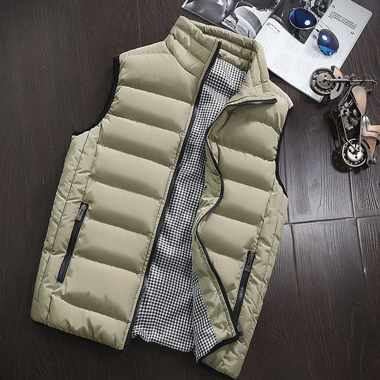 Gefütterte wasserdichte Herren-Bodywarmer - Stil & Funktionalität
