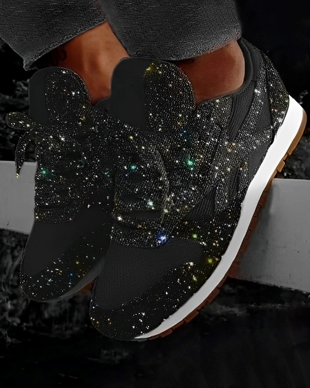 Ross - Glitzernde Muffin-Turnschuhe