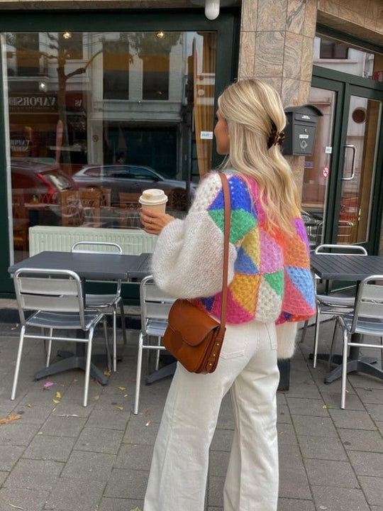 Katari - Gestrickte Strickjacke