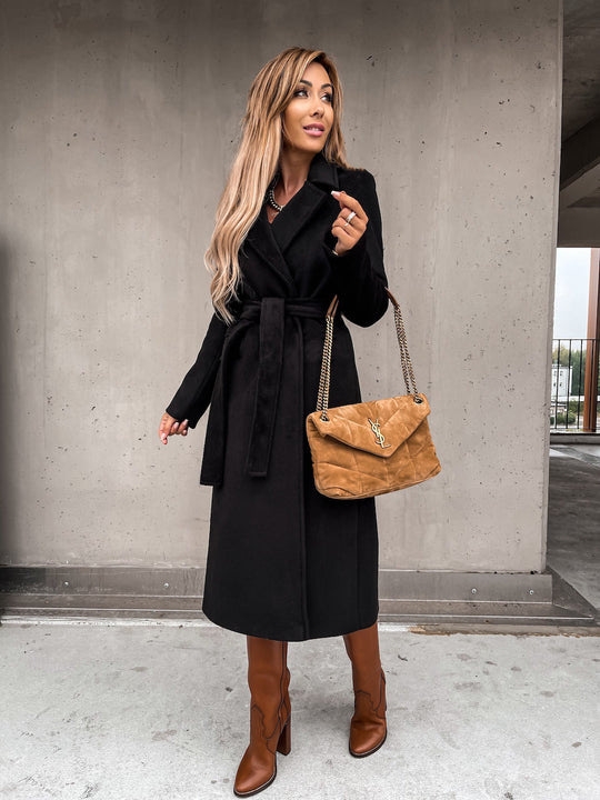 Lydia - Eleganter langer Wintermantel