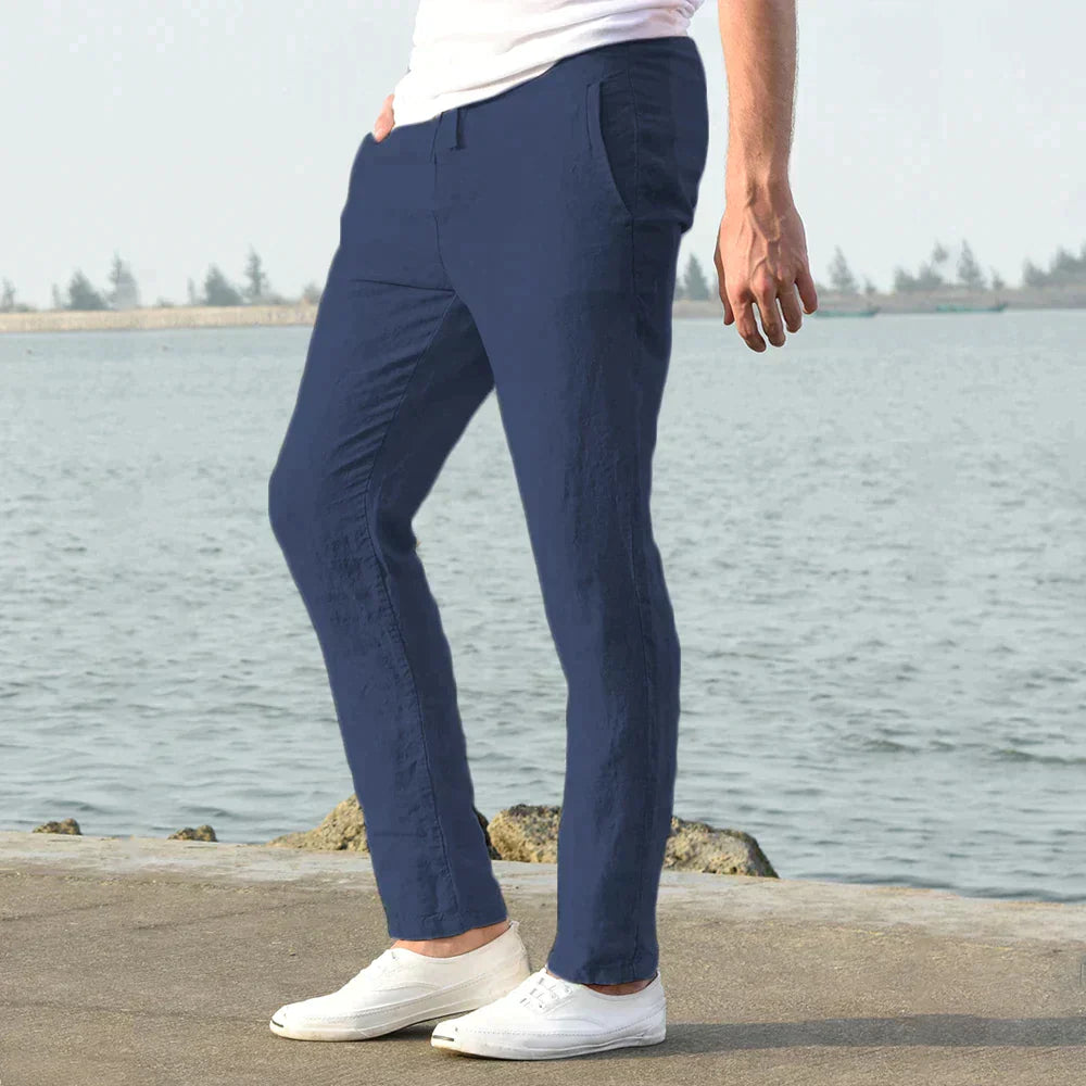 Yorick - Herrenhose aus atmungsaktivem Leinen