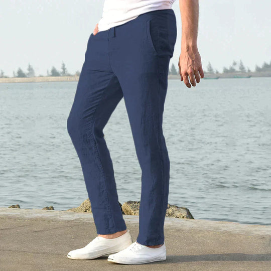 Yorick - Herrenhose aus atmungsaktivem Leinen