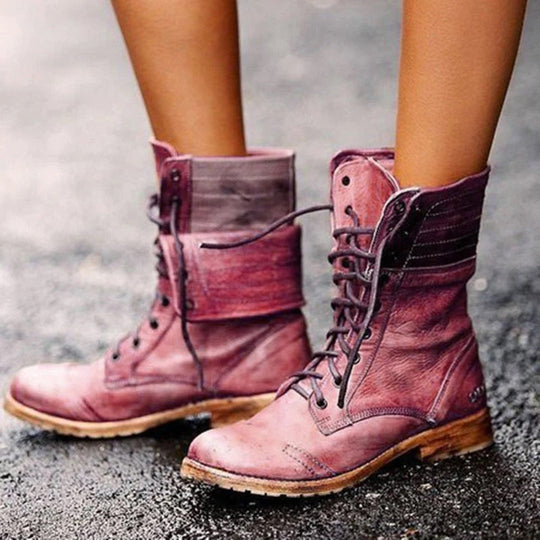 Sabina - Modische Lederstiefel