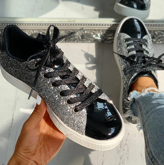 Mara - Luxuriöse Glitzerschuhe