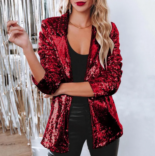 Cora - Mila Pailletten-blazer