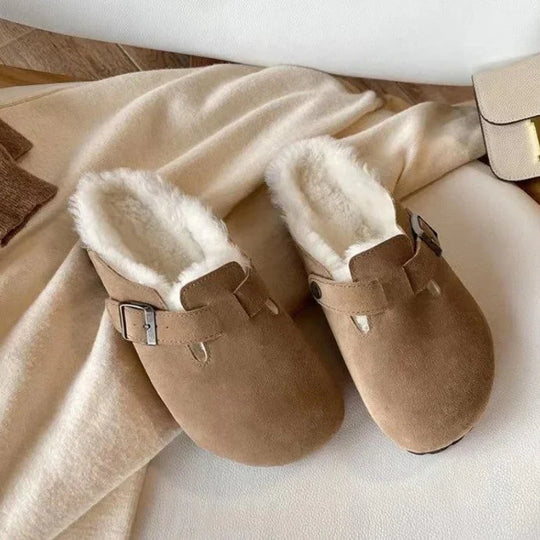 Zella - Unisex-Sandalen aus Leder im Boston-Stil