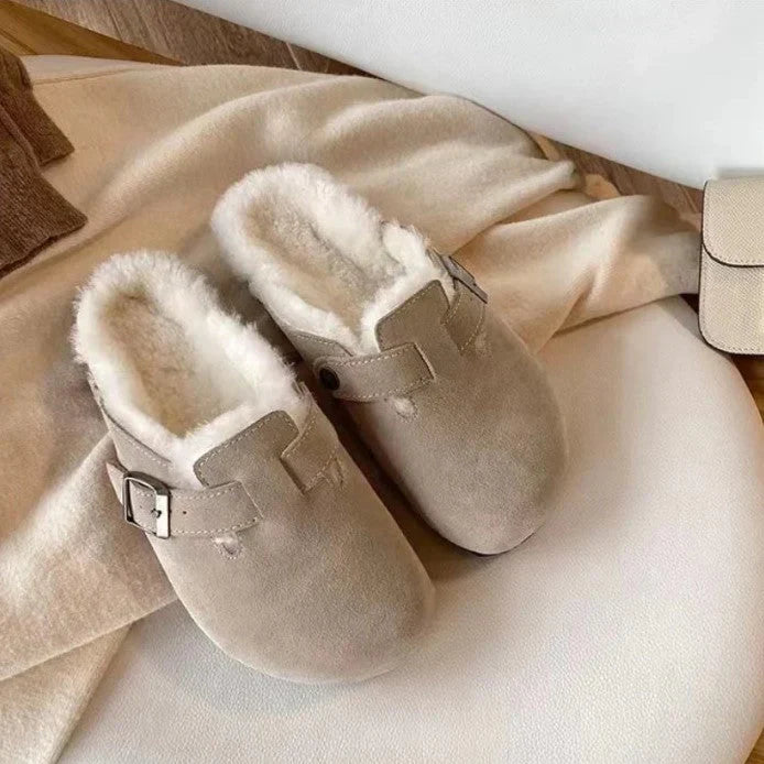 Zella - Unisex-Sandalen aus Leder im Boston-Stil