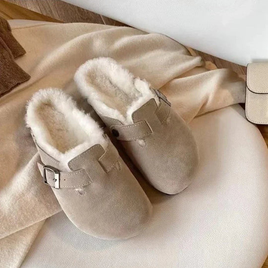 Zella - Unisex-Sandalen aus Leder im Boston-Stil