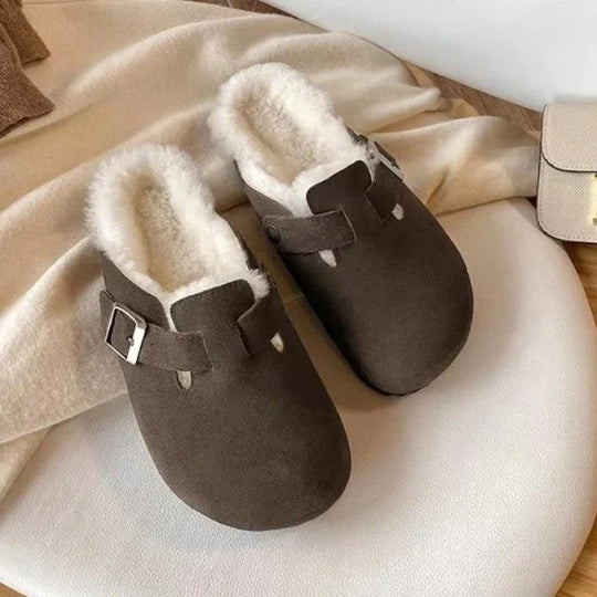 Zella - Unisex-Sandalen aus Leder im Boston-Stil