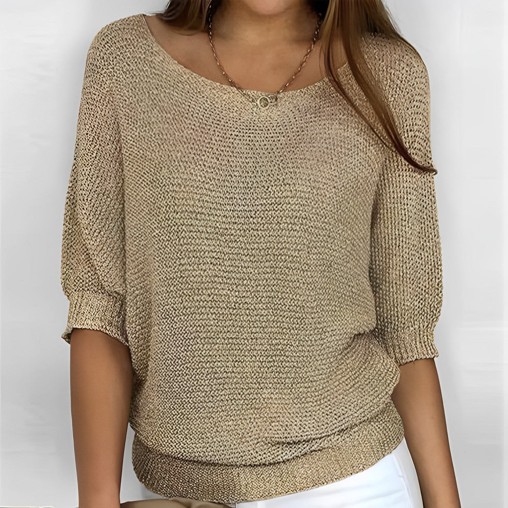 Selene - Neckholder‑Pullover