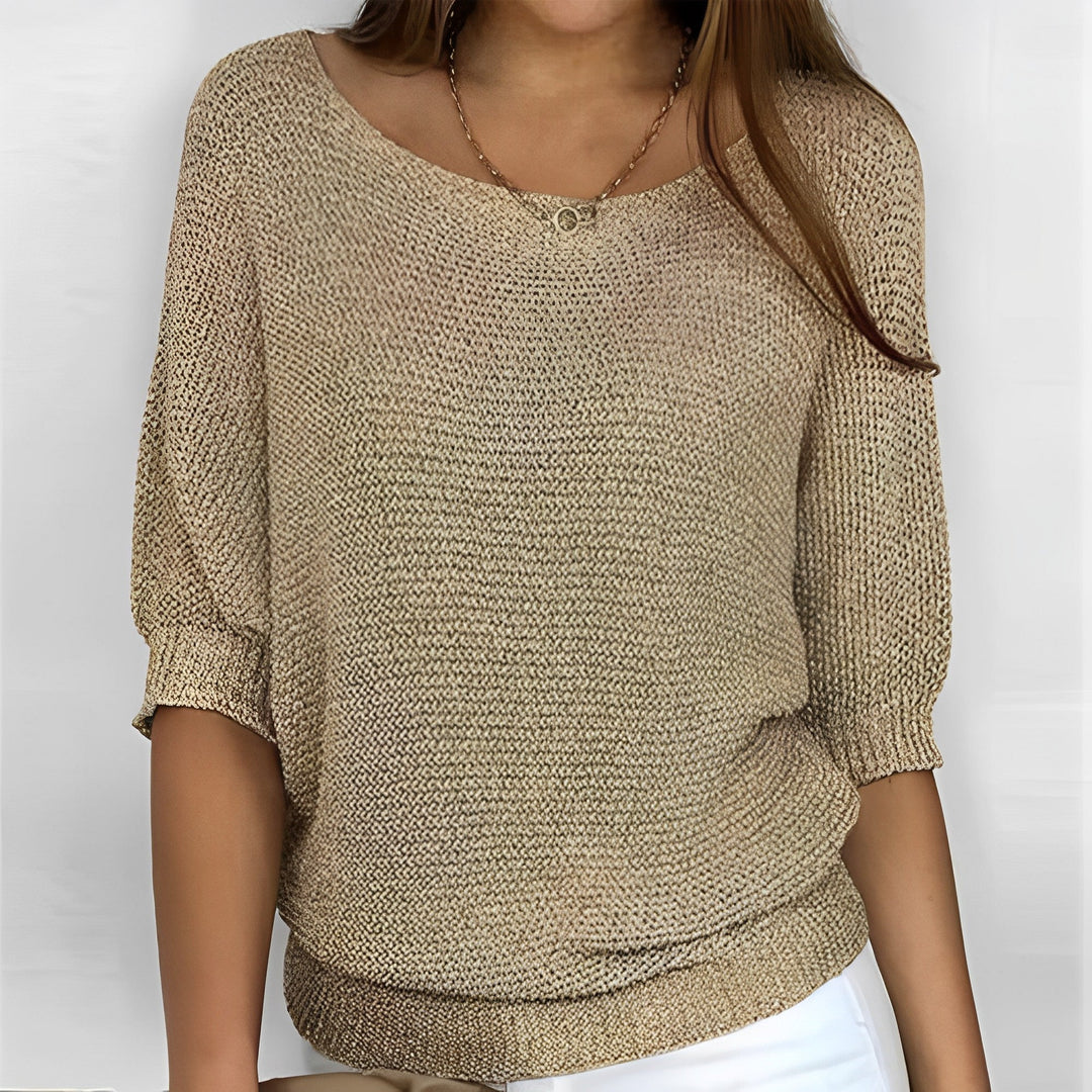 Selene - Neckholder‑Pullover