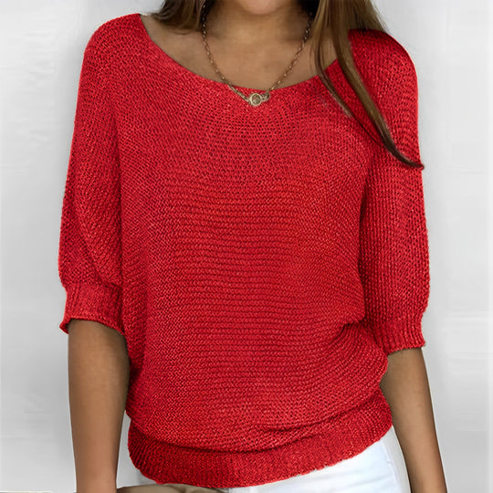 Selene - Neckholder‑Pullover