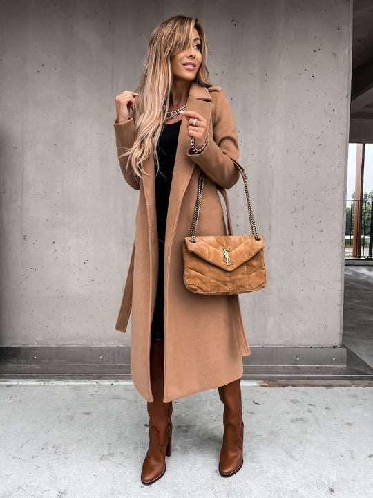 Lydia - Eleganter langer Wintermantel
