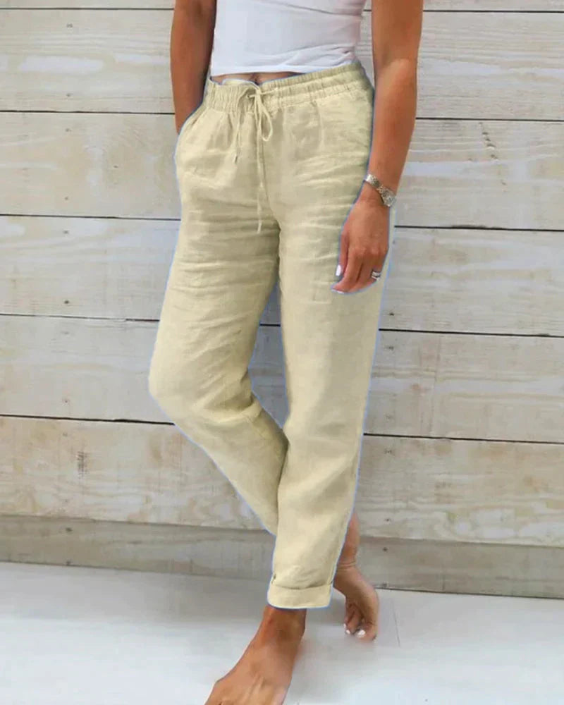 Alea - Damen Leinenhose