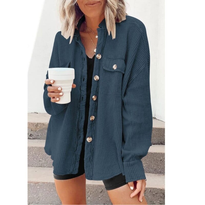 Yolanda - Cordjacke mit Knöpfen