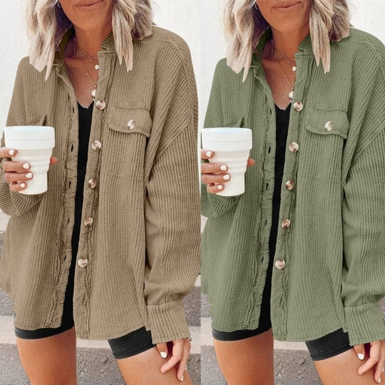Yolanda - Cordjacke mit Knöpfen