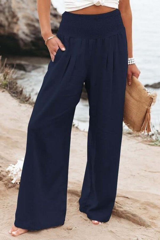 Quinley - Leinenhose mit Stretch