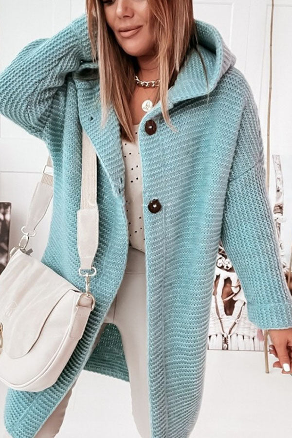 Mylene - Strickjacke mit Kapuze