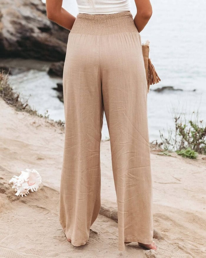 Quinley - Leinenhose mit Stretch