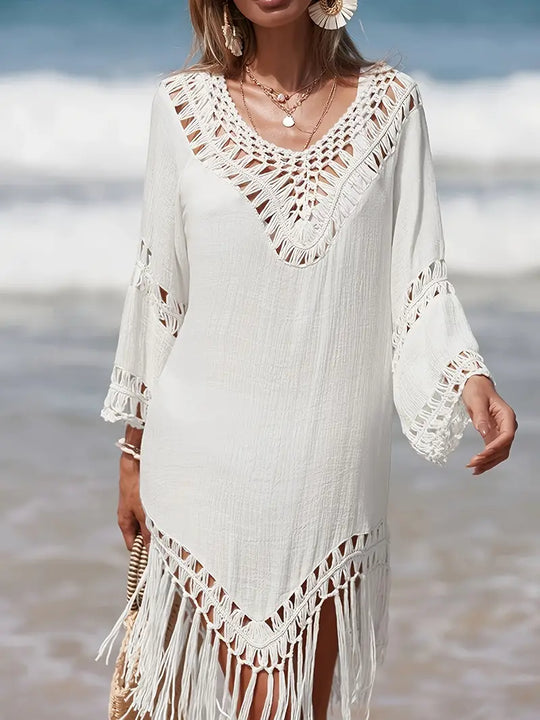 Belle - gehäkeltes Badeanzug-Überziehkleid
