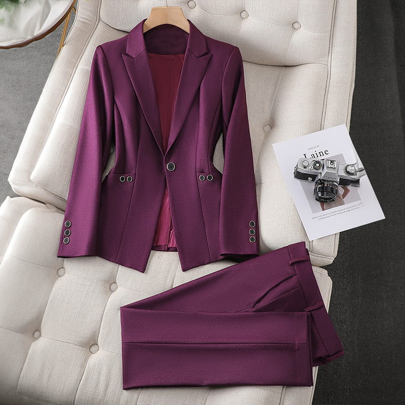 Anežka - Damen Anzug: Elegantes Blazer-Set für jeden Anlass