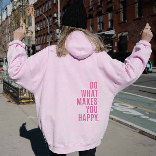 FrostFluff - "Do what makes you Happy" Kapuzenpulli
