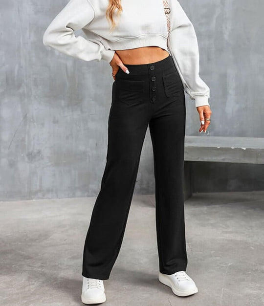 Gisela | Hochtaillierte, elastische Damenhose