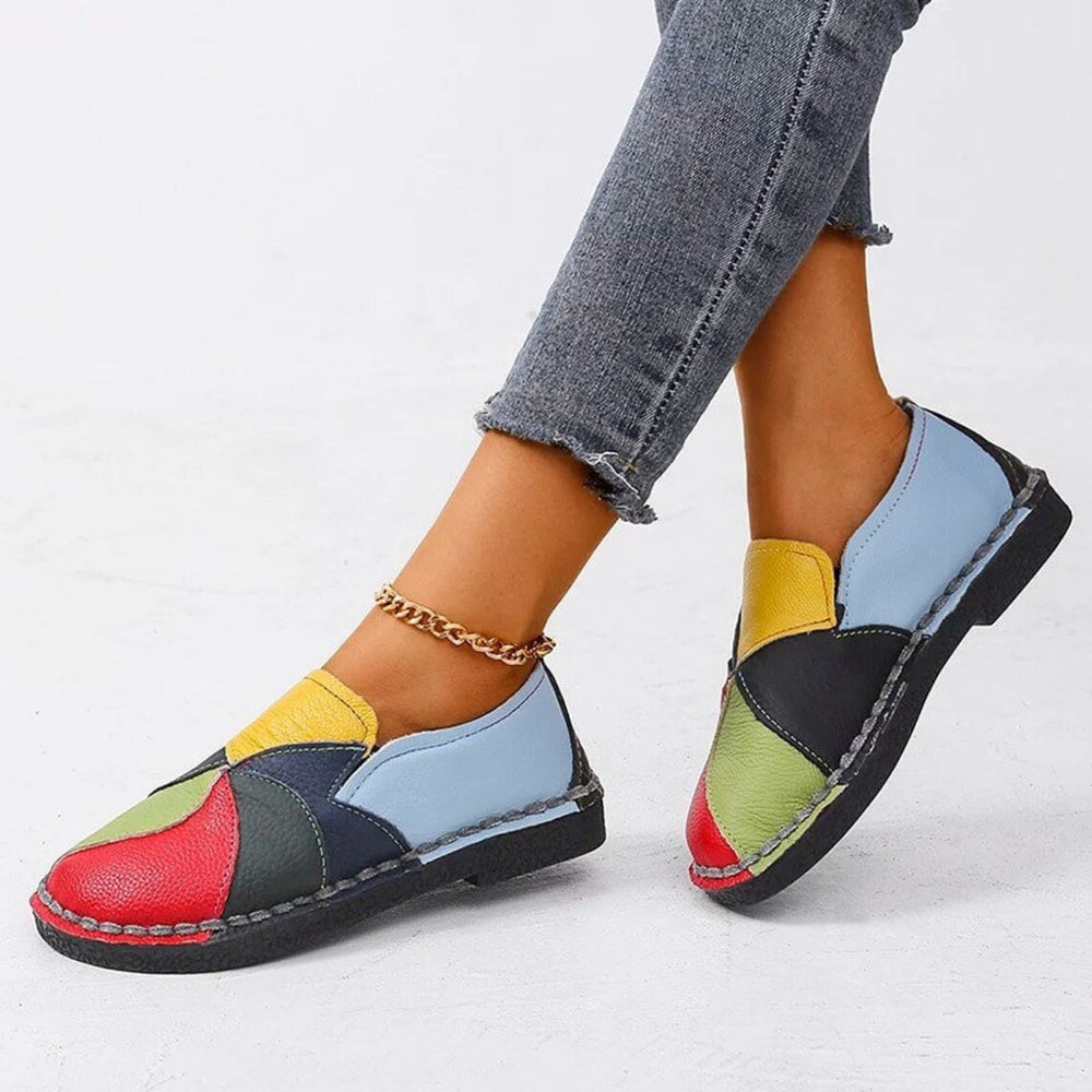 Nerry - Farbe Patch Schuhe