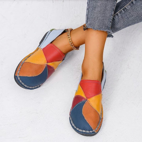 Nerry - Farbe Patch Schuhe