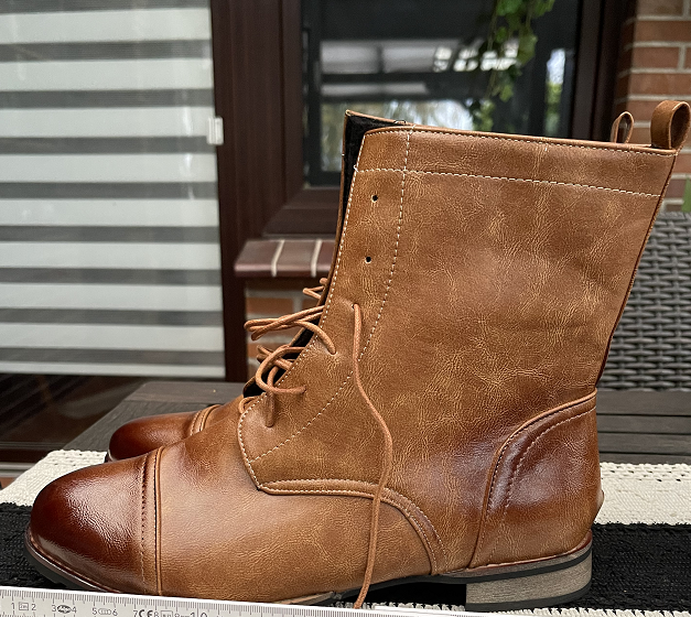Jack - Mittelhohe graue Herrenstiefel mit runder Zehe