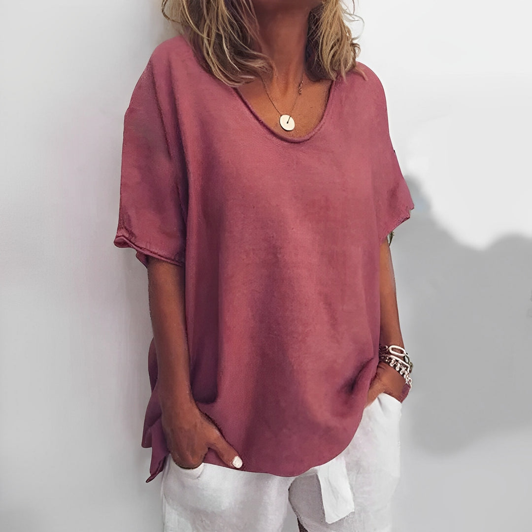 Marina - Lässige und lockere Bluse für Damen