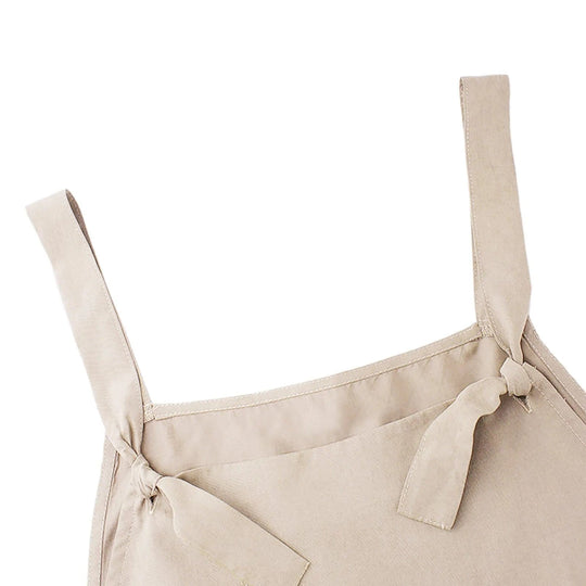 Yseult - Overall Jumpsuit aus locker gebundener Baumwolle und Leinen