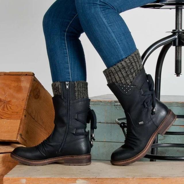Iris – Orthopädische Damen-Winterstiefel für Problemfüße
