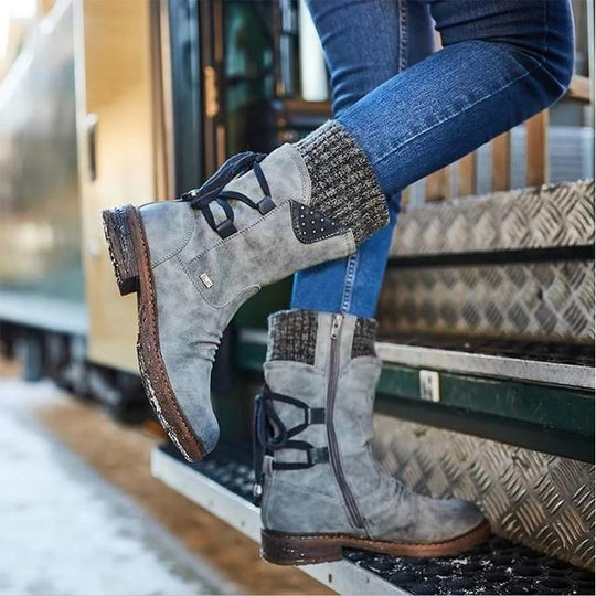 Iris – Orthopädische Damen-Winterstiefel für Problemfüße