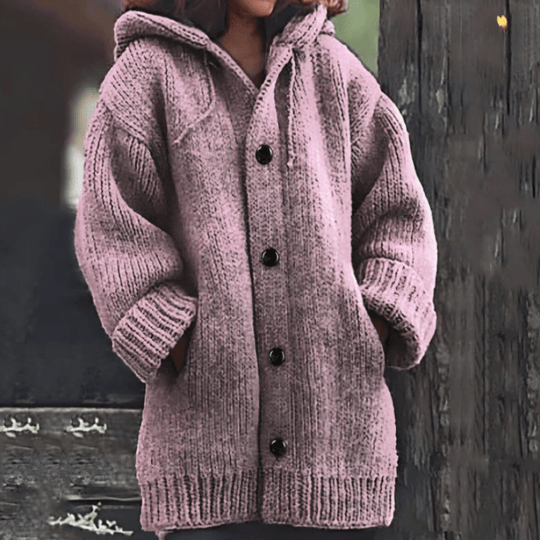 Renzel - Gestrickte warme Strickjacke