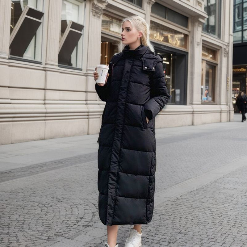 Paris - Lange Winterjacke mit lockerer Passform
