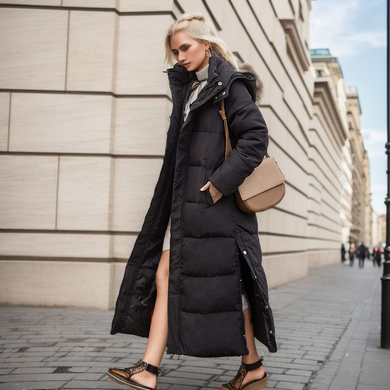 Paris - Lange Winterjacke mit lockerer Passform