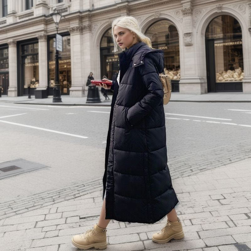 Paris - Lange Winterjacke mit lockerer Passform