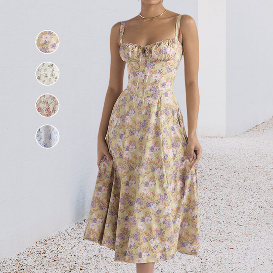 Artemis - Buntes geblümtes Kleid