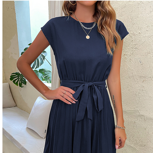 Anaiah - Schönes plissiertes Kleid für Frauen