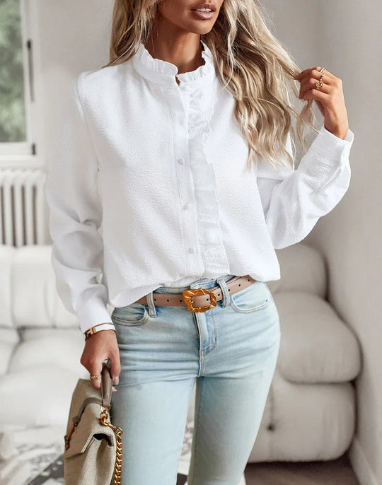 Alva - Elegant & Stilvoll Herbst Bluse