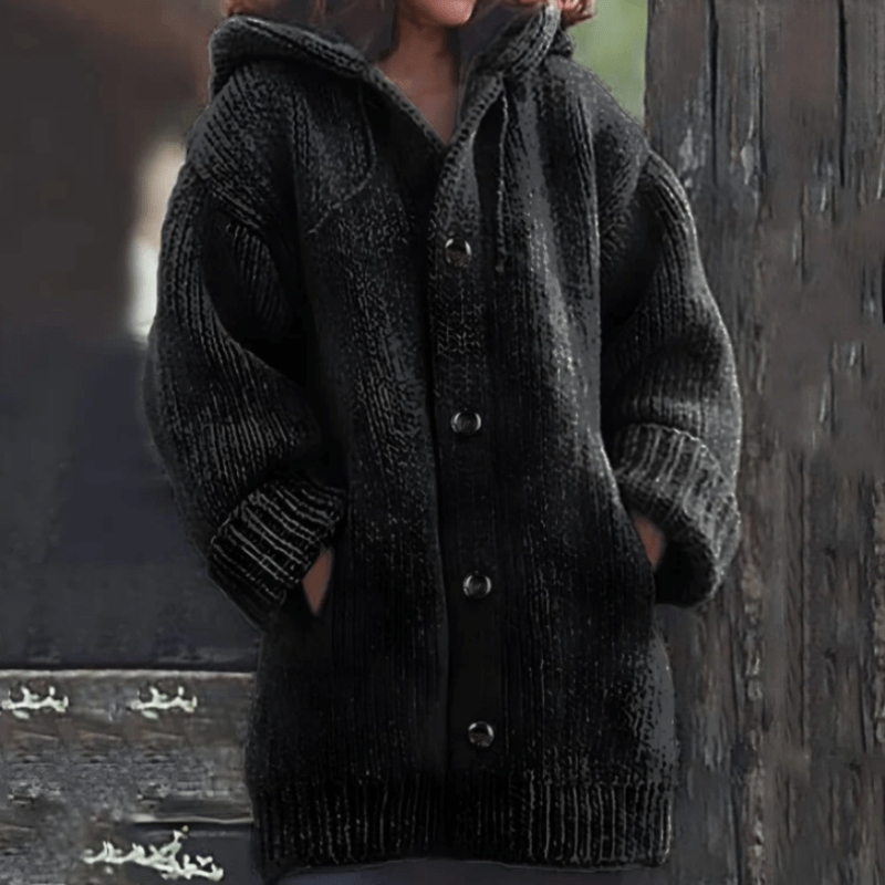 Renzel - Gestrickte warme Strickjacke