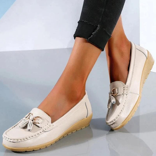 Bathshua - Leder Bequeme Schuhe